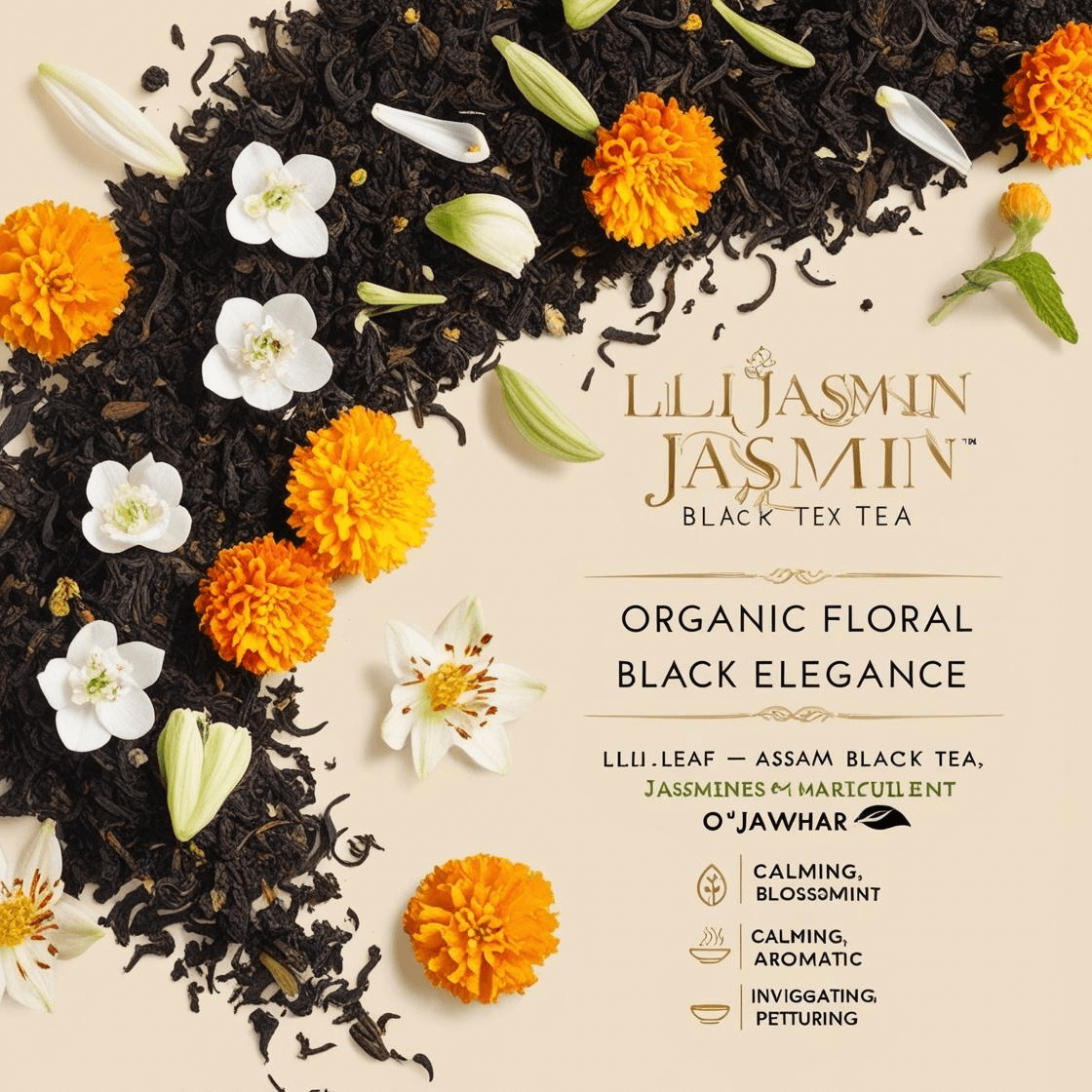 Thé Noir Jasmin – Tradition Marocaine