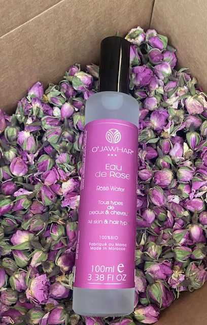 Eau de Rose O’Jawhar – 100 % Pure & Bio | Visage, Corps & Cheveux