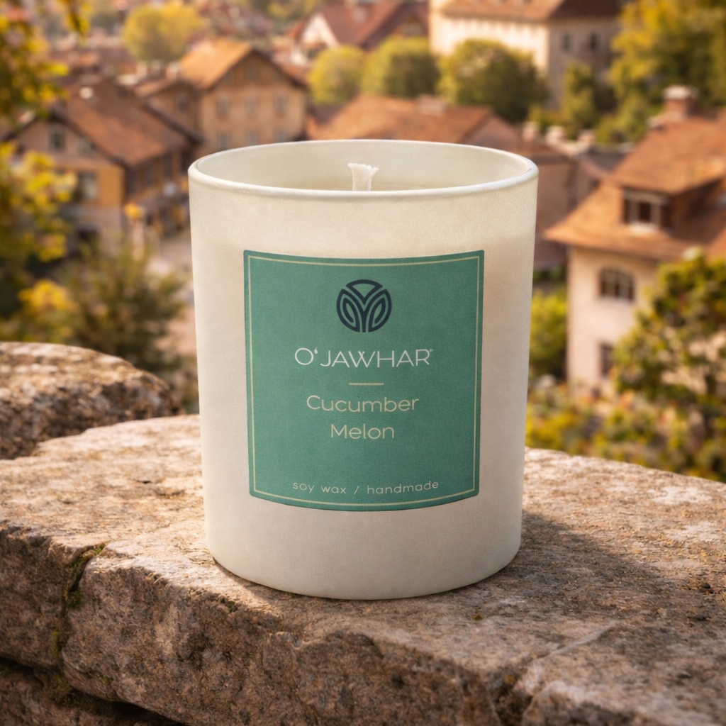 Concombre & Melon – Bougie parfumée