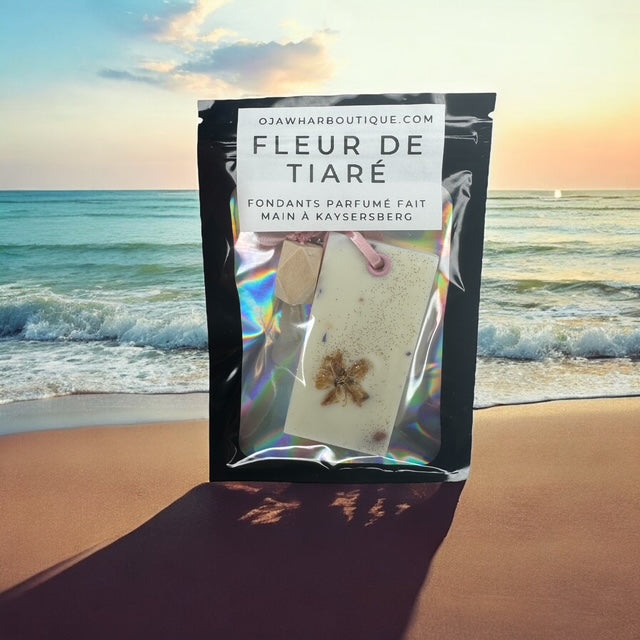 Suspension Parfumée Artisanale – Fleur de Tiaré | Rituel d’Été