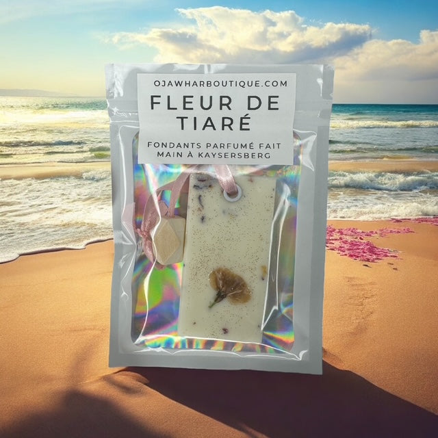 Suspension Parfumée Artisanale – Fleur de Tiaré | Rituel d’Été