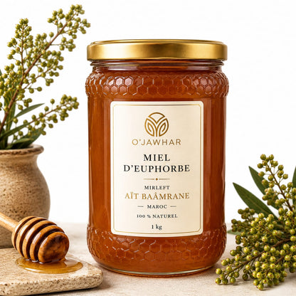 Miel d'Euphorbe de Mirleft - Aït Baâmrane - 1 kg