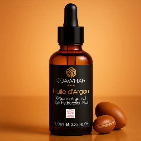 Huile d’Argan Bio – 100 % Pure, Visage, Corps & Cheveux