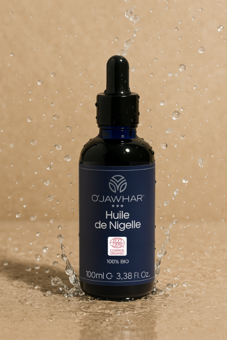 Huile de Nigelle Bio – 100 % Pure, Visage & Corps