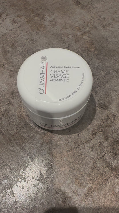 Crème Hydratante Naturelle – Argan & Karité BIO | O’Jawhar