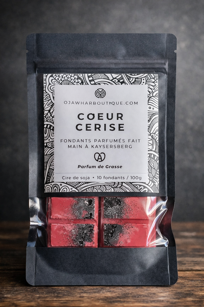 Fondant Tablette Coeur Cerise