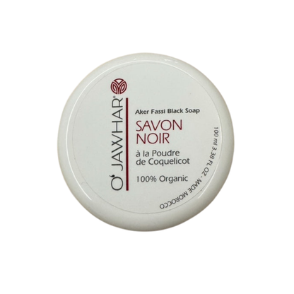 Savon Noir Coquelicot - O'Jawhar