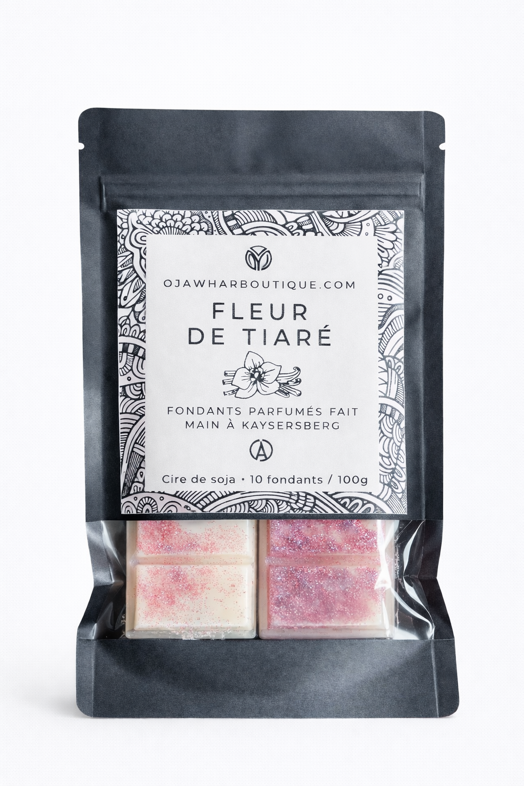Fondant Parfumé Fleur de Tiaré - cire de soja & parfum de Grasse