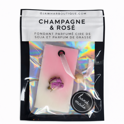 Champagne & Rose – Suspension Parfumée