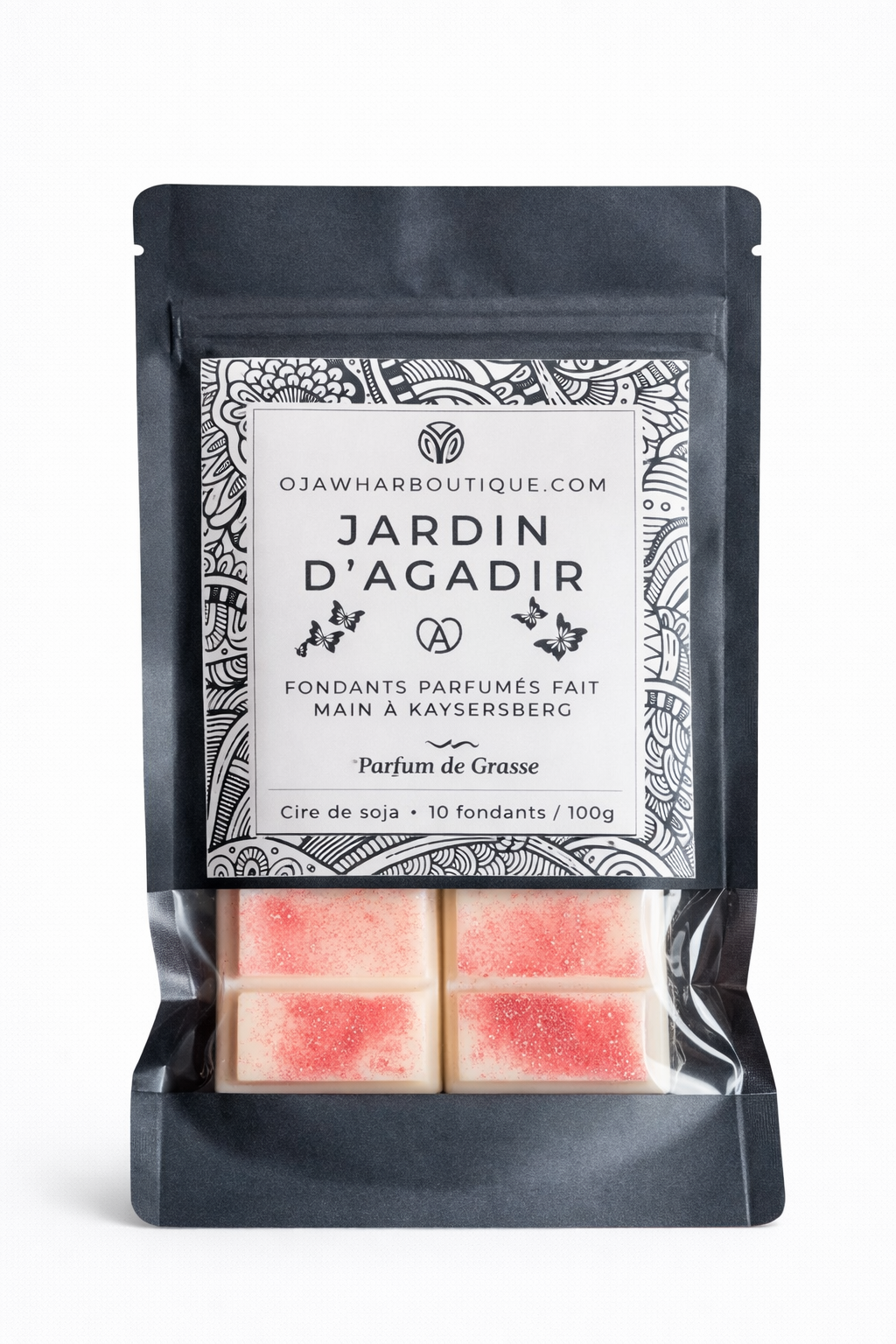 Fondant Parfumé Jardin d’Agadir – cire de soja & parfum de Grasse