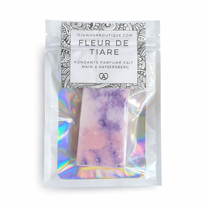 Suspension Parfumée Fleur de Tiaré – cire de soja & parfum de Grasse