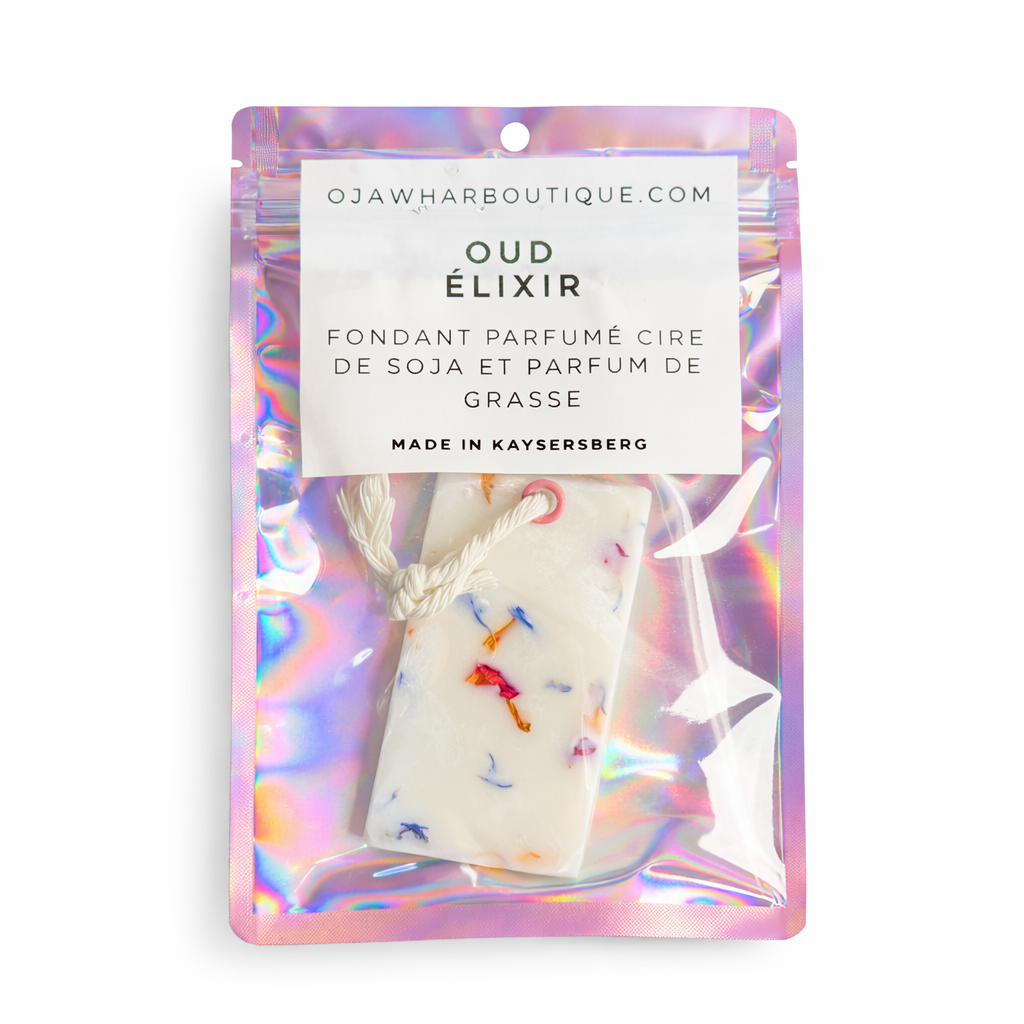 Suspension Parfumée Oud Elixir – cire de soja & parfum de Grasse