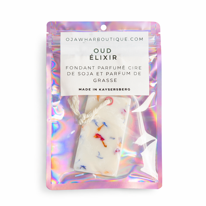 Suspension Parfumée Oud Elixir – cire de soja & parfum de Grasse