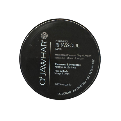 Masque Visage Rhassoul & Argan - O'Jawhar